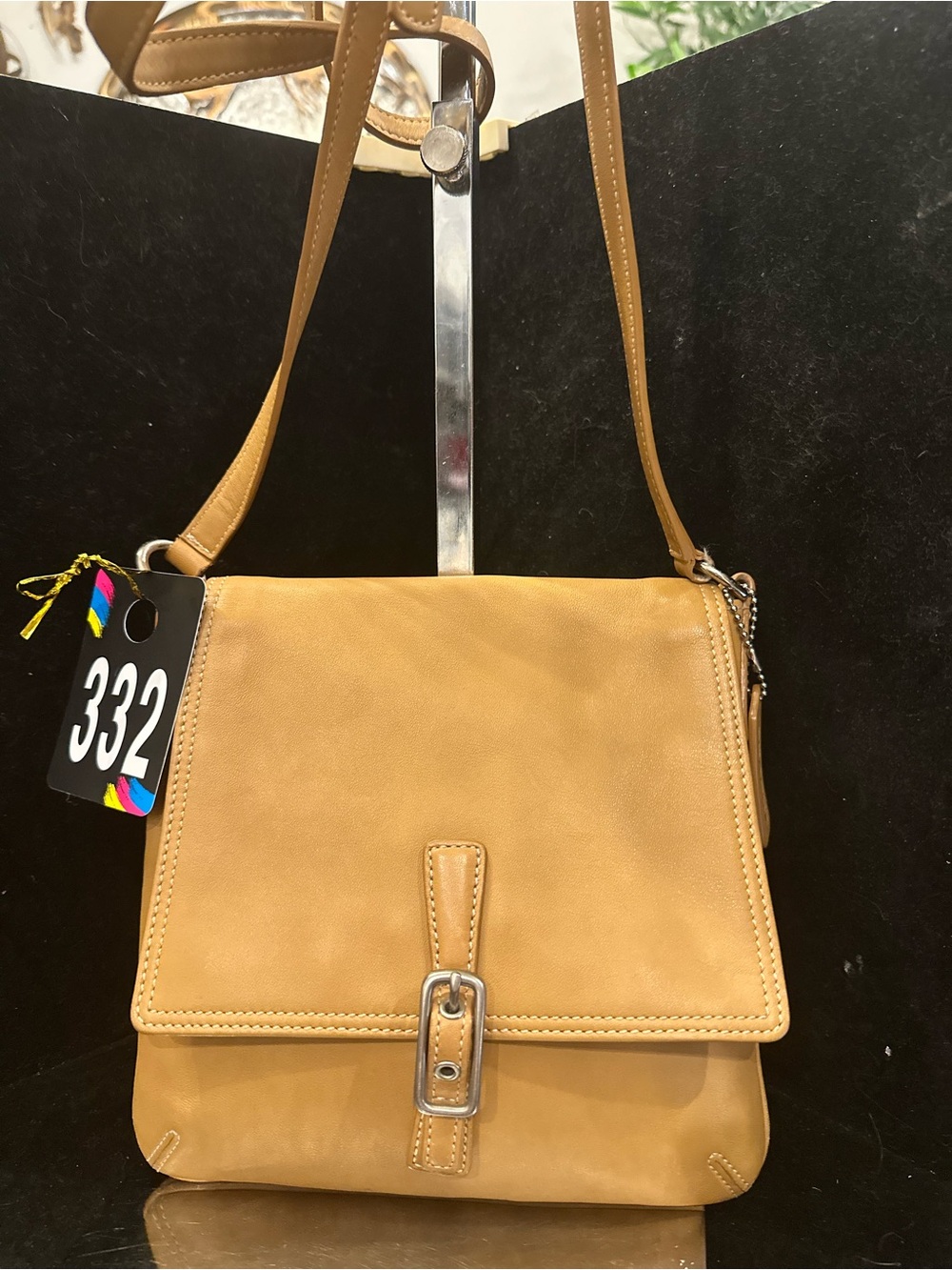 Coach #332 Vintage  Legacy Slim flap Leather Crossbody Bag